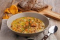 Chanterelle mushroom soup