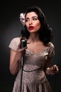 Chanteuse Royalty Free Stock Photo
