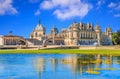 Chantilly Castle. Royalty Free Stock Photo