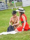 CHANTILLY - JUNE 15 : Lifestyle at Prix de Diane in racecourse, near Paris on June 15, 2014, France.