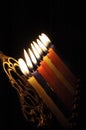 Chanuka candles Royalty Free Stock Photo