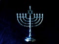 Chanukkah Candleholder Royalty Free Stock Photo