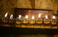 Chanukkah candles Royalty Free Stock Photo