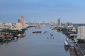 Chao Phraya River, Bangkok City, Thailand Royalty Free Stock Photo