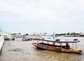 CHAO PHRAYA river boats Transportation, BANGKOK, THAILAND.