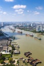 Chao Praya river city scape