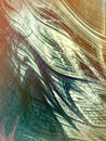 Chaos abstract background - digitally generated image Royalty Free Stock Photo