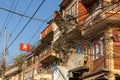 The chaos of cables and wires in Kathmandu