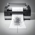Chaos and Confusion Printer Error Concept Royalty Free Stock Photo