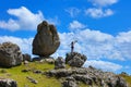 Famous touristic site in France- Lozere- Causse Mejean