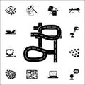 Chaos on the road icon. chaos icons universal set for web and mobile