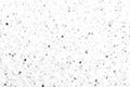 Chaotic black bokeh on a white background, dark spots texture, abstract blur, blurred snowfall Royalty Free Stock Photo