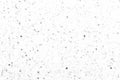 Chaotic black bokeh on a white background, dark spots texture, abstract blur, blurred snowfall Royalty Free Stock Photo