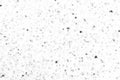 Chaotic black bokeh on a white background, dark spots texture, abstract blur, blurred snowfall Royalty Free Stock Photo