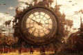 Chaotic carnival of time with clockwork