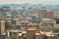 Chaotic housing of old Cairo, Egypt