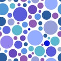 Chaotic pattern round. colorful graphic dots or drops. Royalty Free Stock Photo