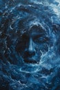 A chaotic swirling vortex of emotions representing the internal struggle of breaking free from negative thought patterns