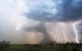 A Chaotic Thunderstorm with Lightning Strikes Within