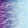 Chaotic white sparks with traces in a blue and purple gradient background Royalty Free Stock Photo