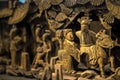 Chaozhou wood sculpture Royalty Free Stock Photo