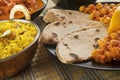 Chapatis with Channa Dhal