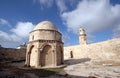 Chapel of the Ascension of Jesus Christ on the Mount of Olives, Jerusalem, Israel Royalty Free Stock Photo