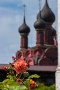 Chapel of Basil and Constantine. Yaroslavl. View from the Spaso-Preobrazhensky monastery