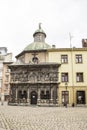 Chapel of Boim in Lviv Street Royalty Free Stock Photo