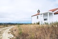 Chapel on Cape Vilan, Costa da Morte, Galicia Royalty Free Stock Photo