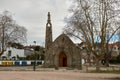 Chapel of Carmen in the Vao, Coruxo, Vigo, Spain Royalty Free Stock Photo