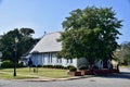 Chapel of the Centurion, Fort Monroe. Oldest continually used wooden military church in the USA. Hampton VA, USA.