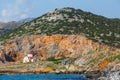 Chapel on the coast near Pacheia Ammos on Crete Royalty Free Stock Photo