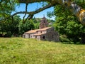 Chapel in the countryside in central France