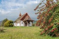 Chapel in the countryside near Puerto Varas, Chile Royalty Free Stock Photo