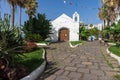 The Chapel Ermita San Telmo stands on a rocky ridge at the eastern end of San Telmo Bay on the island of Tenerife