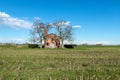 Chapel among fields, Lomellina (Italy)