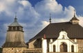 Chapel and front entry of Birth Mother Mary Visitation church Royalty Free Stock Photo