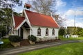Chapel of the Good Shepherd in MOTAT Auckland with Tram