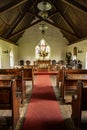 Chapel of the Good Shepherd in MOTAT Auckland with Tram