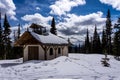 Chapel in the High Alpine under a Sunny Sky