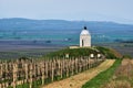 Chapel on the hill in Velkebilovice Royalty Free Stock Photo