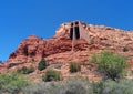 Chapel of the Holy Cross in Sedona, AZ, wide shot