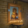 In the chapel on the holy spring in honor of the Theodore Icon o