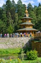 Chapel on holy spring in name of Monk Seraphim of Sarov, Russia