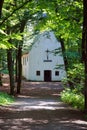 Irmgardis chapel in the forest in Suechteln, Viersen Royalty Free Stock Photo