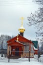 Chapel of the Icon of the Mother of God All Grieving Joy in village of Karmanovo. Smolensk region.