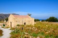 Chapel inside the castle of Antimachia on the island of Kos in Greece Royalty Free Stock Photo