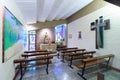 Chapel inside football stadium Camp Nou in Barcelona