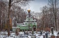 Chapel of Ksenia the Blessed on Smolenskoe cemetery in SaintPetersburg